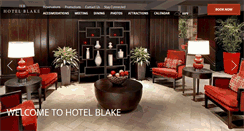 Desktop Screenshot of hotelblake.com
