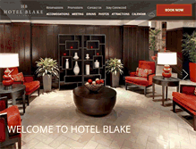 Tablet Screenshot of hotelblake.com